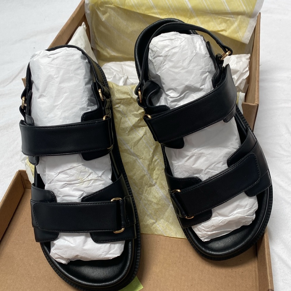 Anthropologie Maeve Double Strap Sandals - Picture 8 of 10